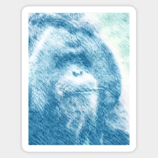 orangutan Sticker